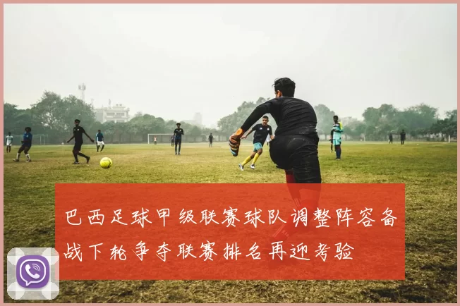 巴西足球甲级联赛球队调整阵容备战下轮争夺联赛排名再迎考验